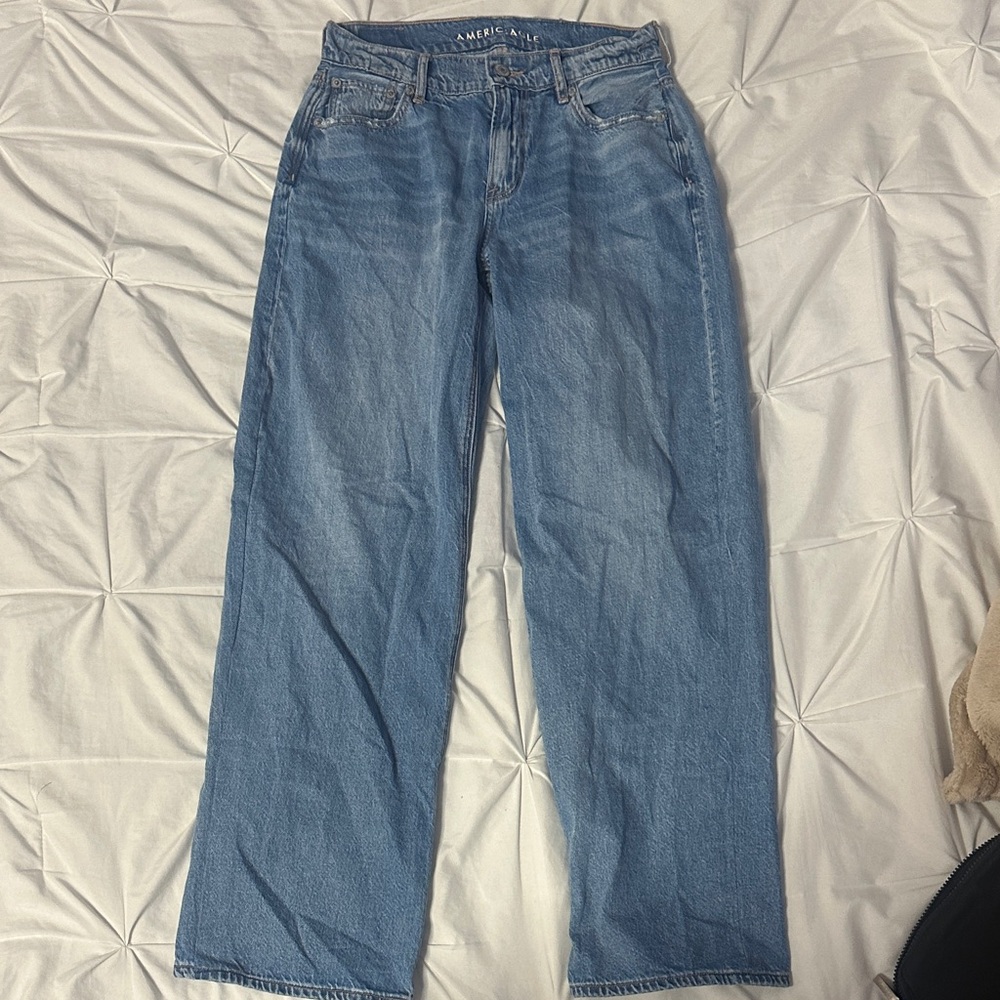 American Eagle Outfitters Blue Straight Leg Jeans